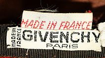 Hat, House of Givenchy (French, founded 1952), wool, French