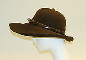 Hat, House of Givenchy (French, founded 1952), wool, French