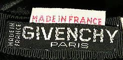 Hat, House of Givenchy (French, founded 1952), cotton, French