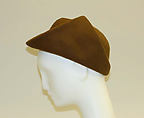 Hat, House of Balenciaga (French, founded 1937), wool, silk, French
