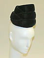 Hat, House of Balenciaga (French, founded 1937), cotton, French