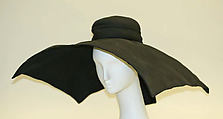 Hat, House of Givenchy (French, founded 1952), silk, French