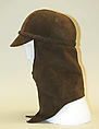 Hat, Yves Saint Laurent (French, founded 1961), leather, French