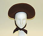 Hat, Pierre Cardin (French (born Italy), San Biagio di Callalta 1922–2020 Neuilly), wool, French