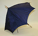 Parasol, silk, wood, metal, china, American or European