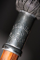 Umbrella, silk, wood, metal, silver, American