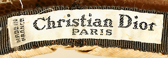Hat, House of Dior (French, founded 1946), palm, French