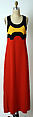 Evening dress, John Kloss (American, 1937–1987), rayon, American