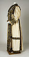 Evening coat, Francis (French), silk, cotton, metallic thread, French