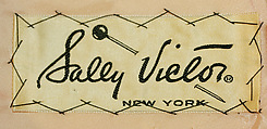 Pillbox hat, Sally Victor (American, 1905–1977), nylon, cotton, American