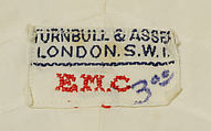 Shirt, Turnbull &amp; Asser (British, founded 1885), cotton, British