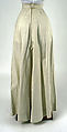 Skirt, linen, American