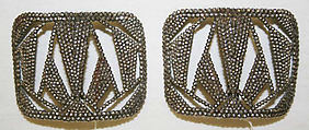 Shoe buckles, metal, French