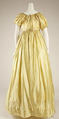 Wedding dress, silk, American