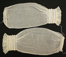 Undersleeves, cotton, British