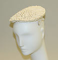 Hat, silk, cotton, American