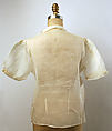 Blouse, I. Magnin &amp; Co. (American, founded 1876), cotton, French