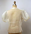 Blouse, I. Magnin &amp; Co. (American, founded 1876), cotton, French