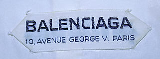 Evening dress, House of Balenciaga (French, founded 1937), silk, French