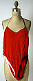 Dress, Gianni Versace (Italian, founded 1978), silk, cotton, polyester, jersey, leather, plastic, Italian