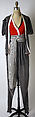 Ensemble, Gianni Versace (Italian, founded 1978), silk, cotton, polyester, jersey, leather, Italian