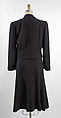 Suit, Miss Louise Barnes Gallagher, wool, American