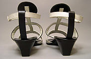 Sandals, Roger Vivier (French, 1913–1998), leather, French