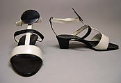 Sandals, Roger Vivier (French, 1913–1998), leather, French