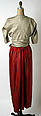Evening ensemble, Claire McCardell (American, 1905–1958), silk, American