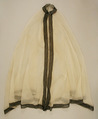 Evening cape, cotton, silk, French
