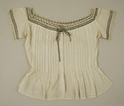 Blouse, flax, American