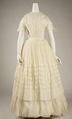 Afternoon dress, cotton, British