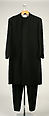 Ensemble, wool, silk, nylon, metal, Portuguese