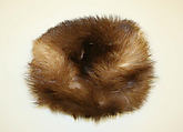 Accessory set, fur, silk, French