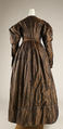 Walking dress, silk, British