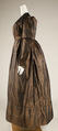 Walking dress, silk, British