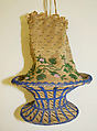 Purse, cotton, glass, Dutch