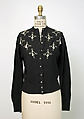 Sweater, Elsa Schiaparelli (Italian, 1890–1973), wool, silk, French