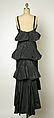 Evening dress, Gilbert Adrian (American, Naugatuck, Connecticut 1903–1959 Hollywood, California), silk, rayon (?), American
