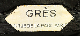 Evening dress, Madame Grès (Germaine Émilie Krebs) (French, Paris 1903–1993 Var region), silk, French