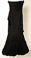 Evening dress, Griffe of Paris (French), silk, nylon, French