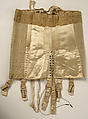 Girdle, silk, rubber, metal, French