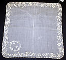 Handkerchief, cotton, French