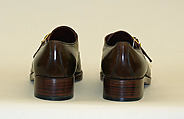 Shoes, B. Piattelli (Italian), leather, metal, Italian