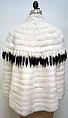 Evening cape, H. Jaeckal &amp; Sons (American, 1863–1949), fur, American
