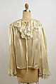 Evening ensemble, silk, cotton, British