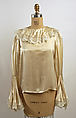 Evening ensemble, silk, cotton, British