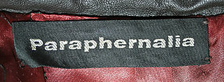 Coat, Paraphernalia (American, 1965–late 1970s), leather, metal, American