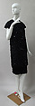 Evening dress, House of Balenciaga (French, founded 1937), silk, plastic, French