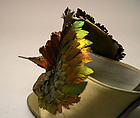 Evening shoes, House of Dior (French, founded 1946), silk, feather, French